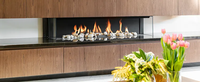 Double-height Fireplace Design Refurbishment in Springboro, Ohio